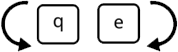 Rotate placed tile keyboard keys image