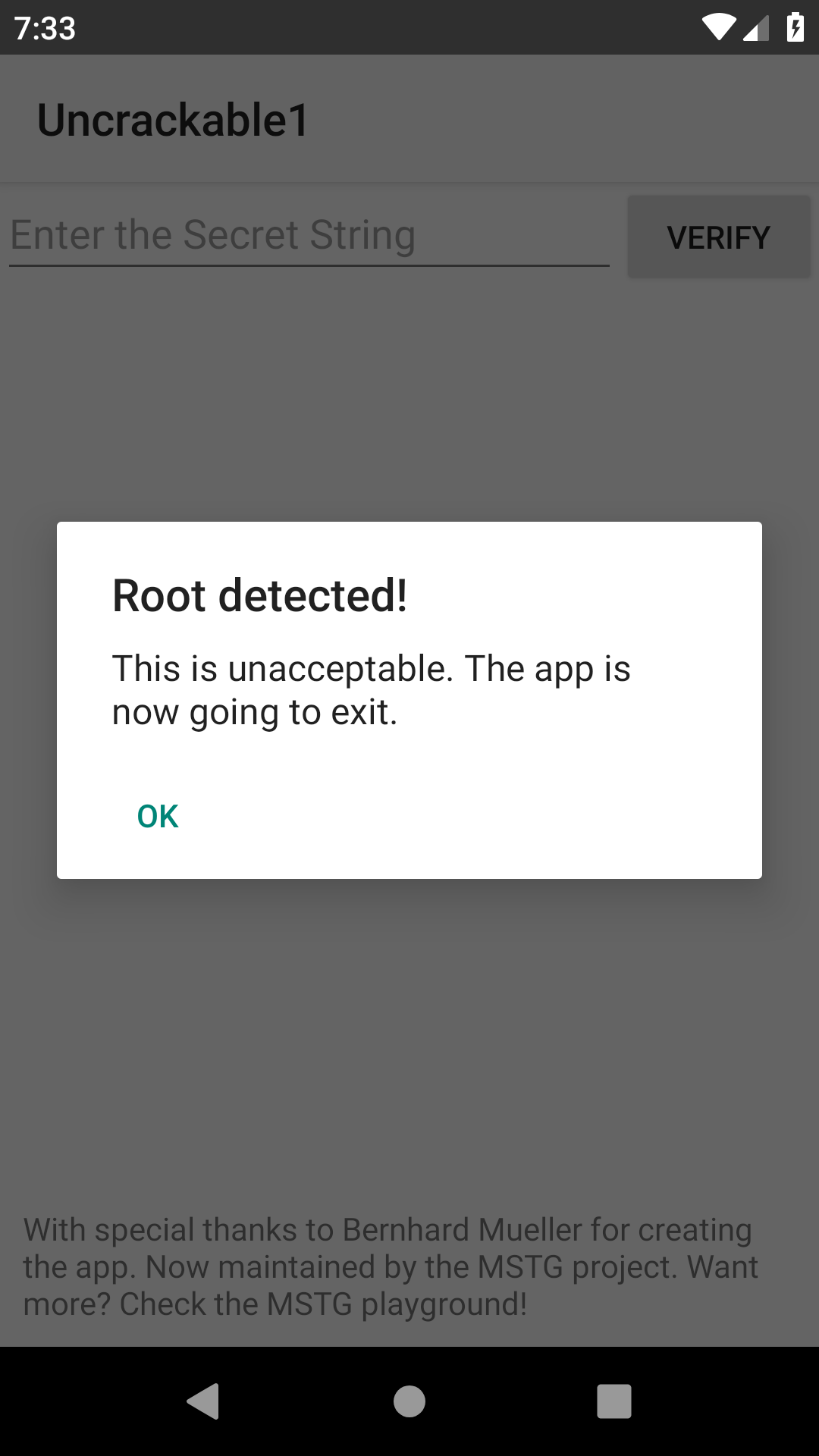 Level 1 Root Detection